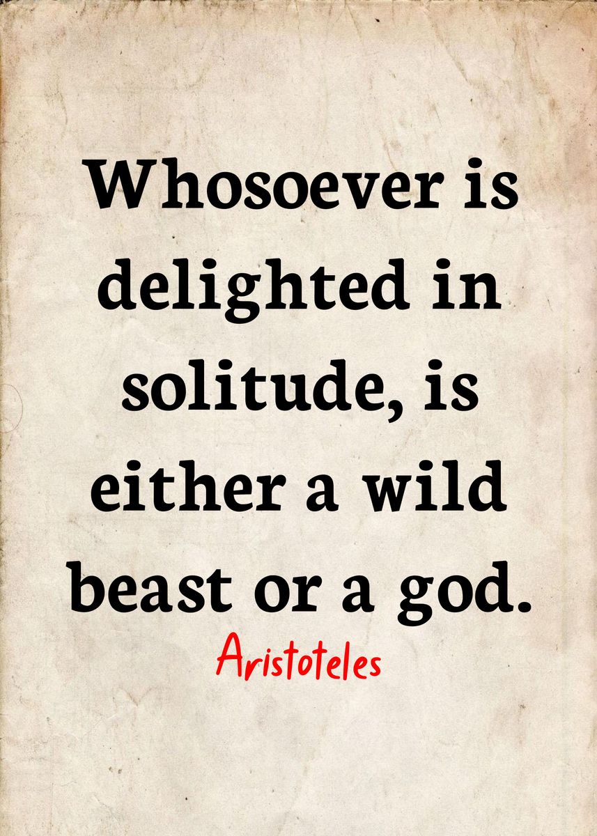 'Aristoteles Quote ' Poster, picture, metal print, paint by DIMS Displate