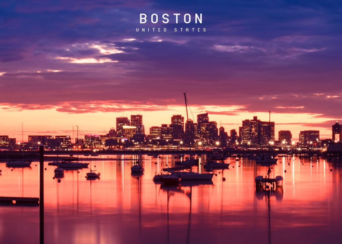 'Boston ' Poster by Big City Displate