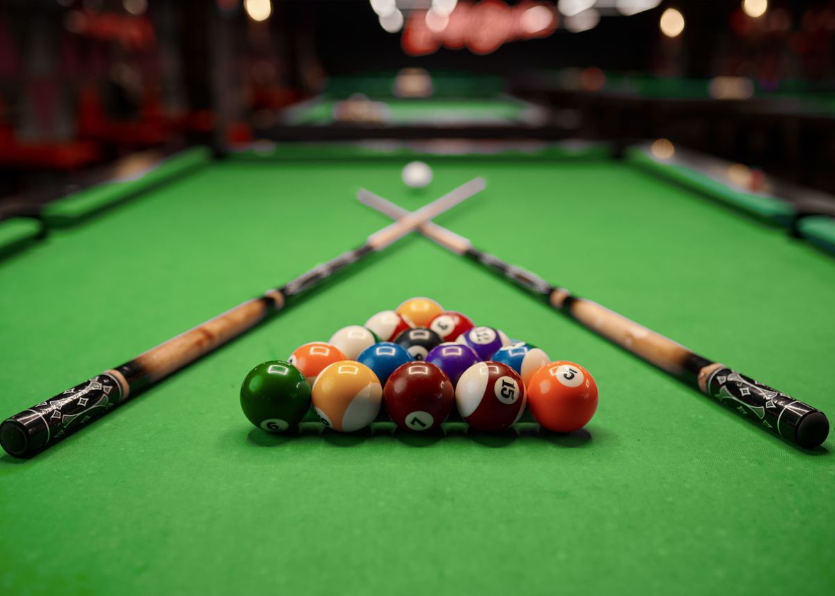 'Billiard' Poster by Rois Lois Displate