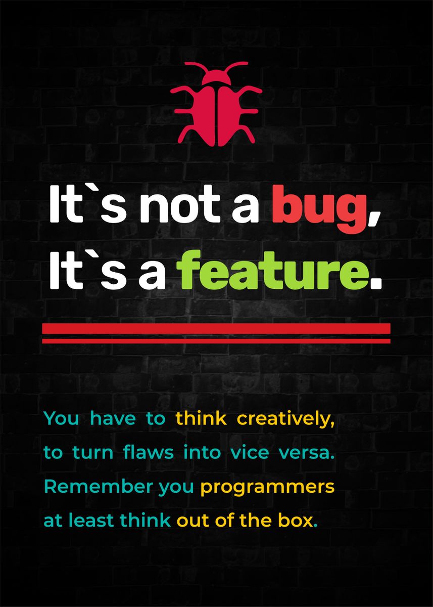 'Code Programmer Quote' Poster, picture, metal print, paint by Jon ...