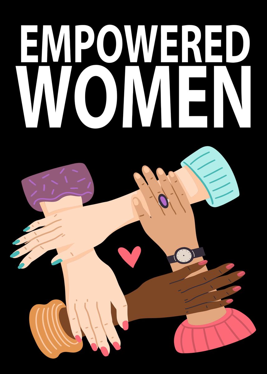 'Empowered Women' Poster, picture, metal print, paint by Amat Faozi ...