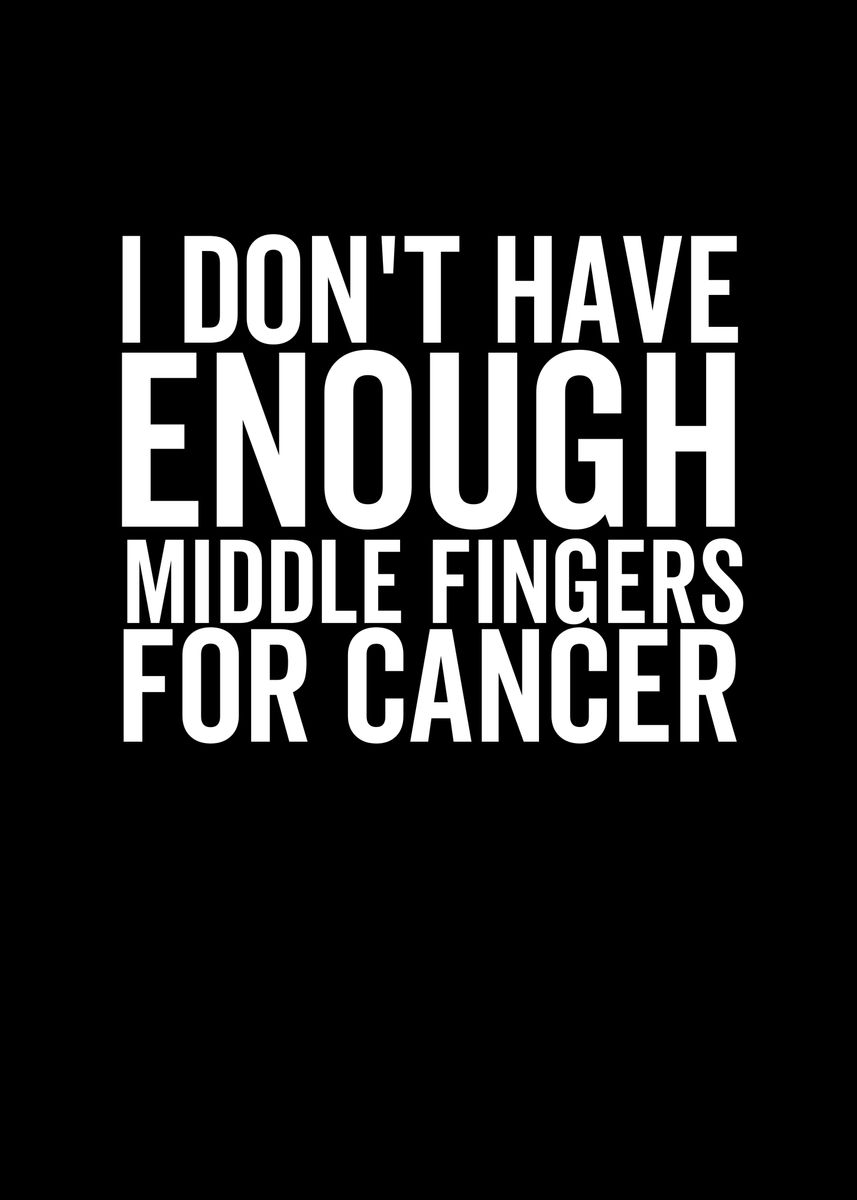 'I Dont Have Enough Middle' Poster by Francois Ringuette Displate