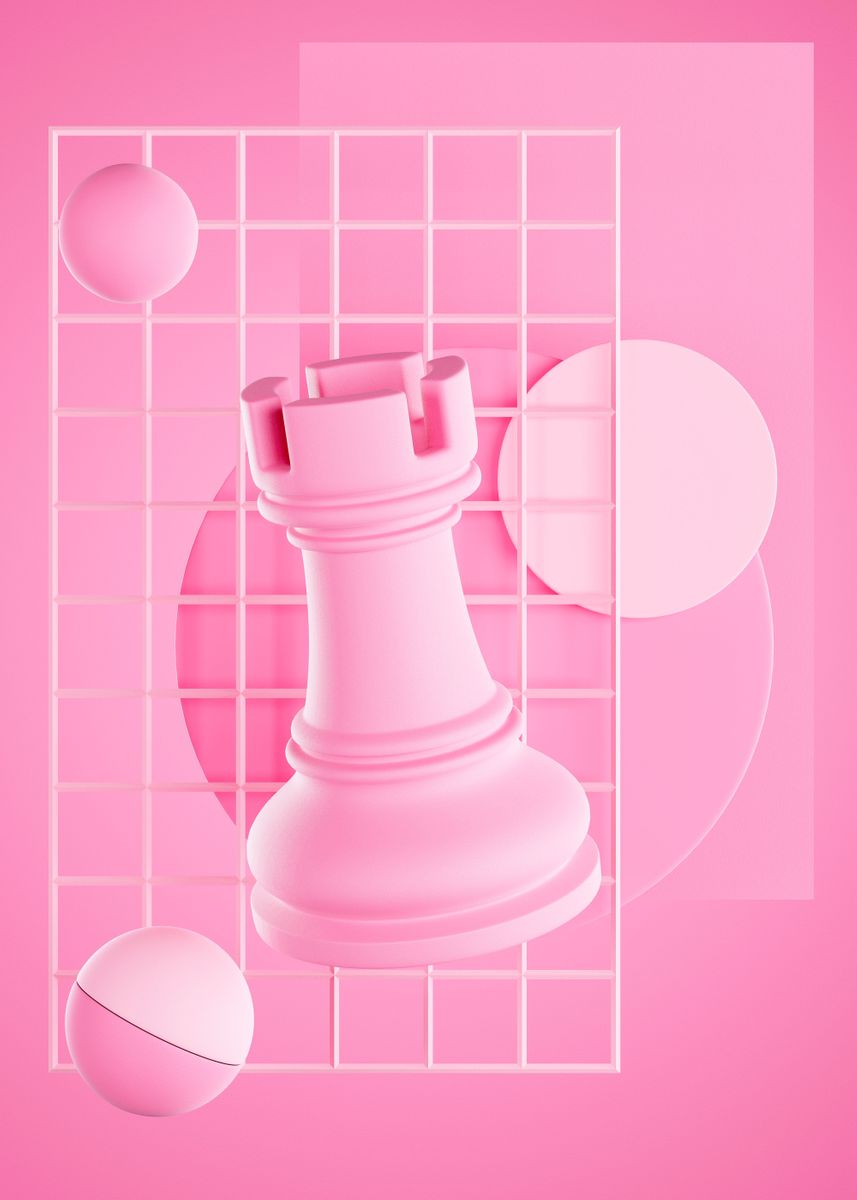 'Chess Rook' Poster, picture, metal print, paint by Deyvis Anthony ...