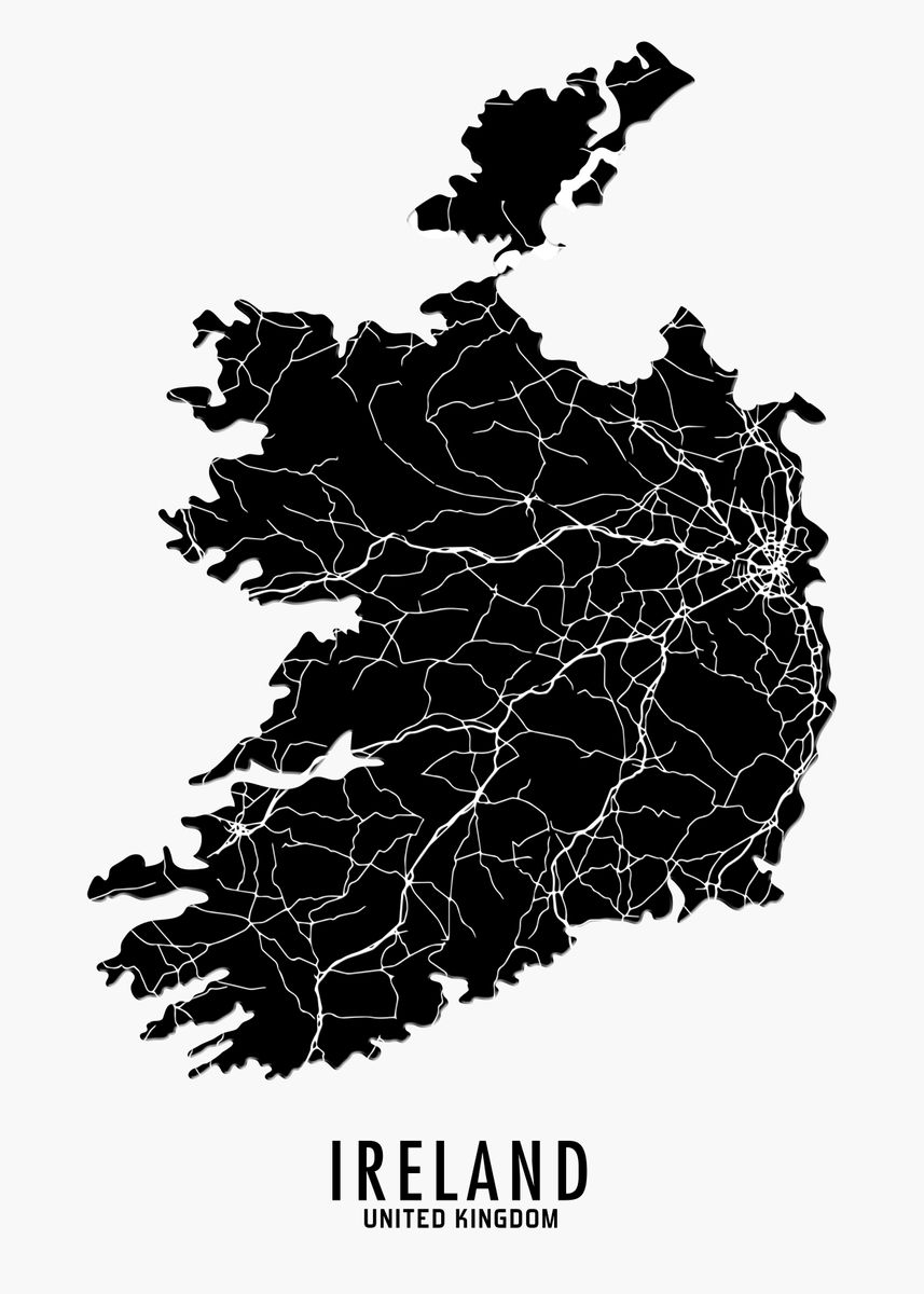 'Ireland' Poster, picture, metal print, paint by Terrance Seay | Displate