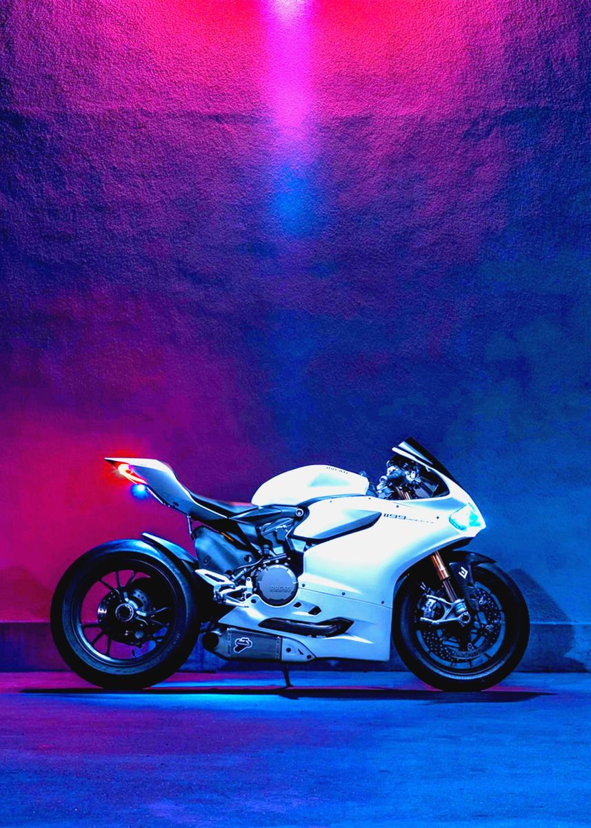 'Ducati Panigale' Poster, picture, metal print, paint by Sam Gong ...