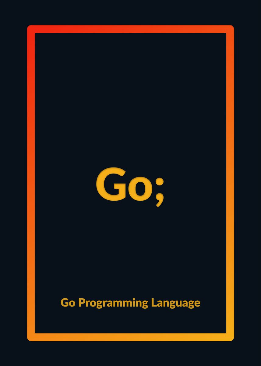 'Golang Programming' Poster, picture, metal print, paint by Wisnu ...