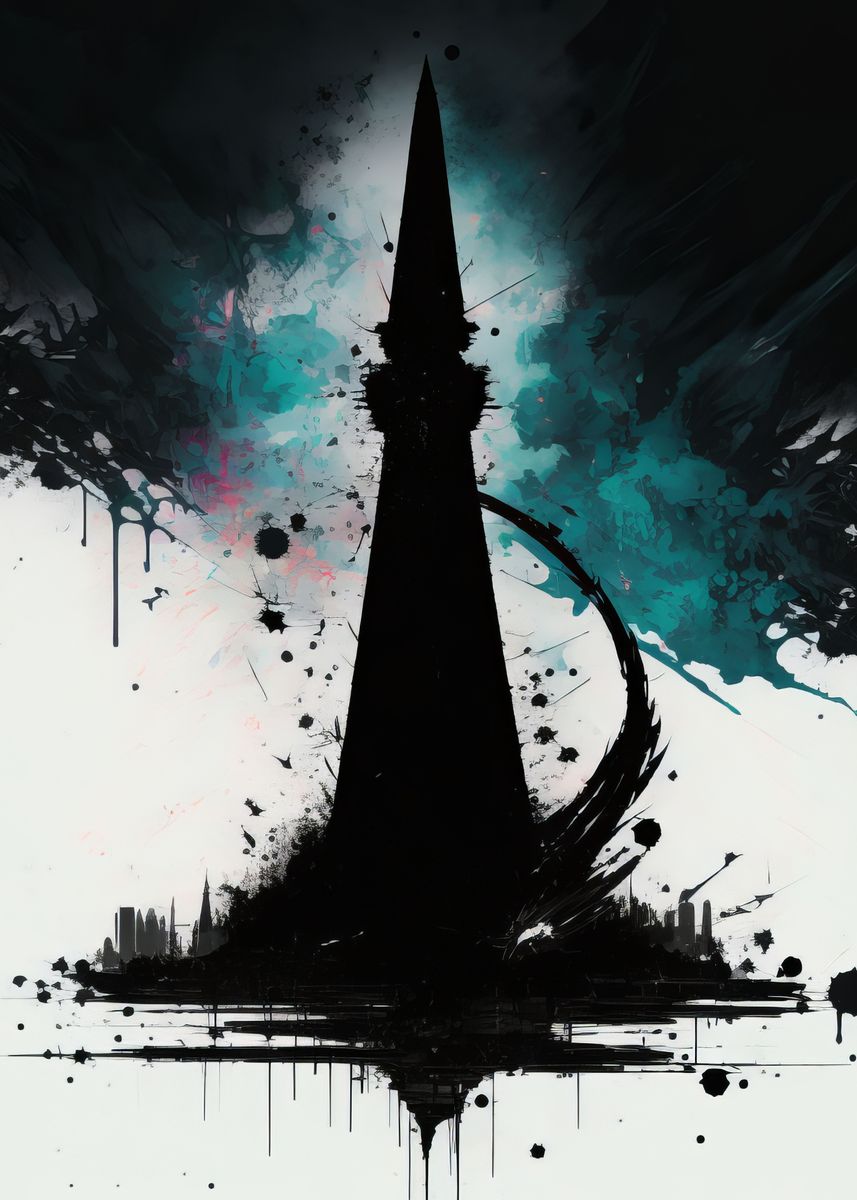 'Obelisk' Poster, picture, metal print, paint by Geffrey Richards ...