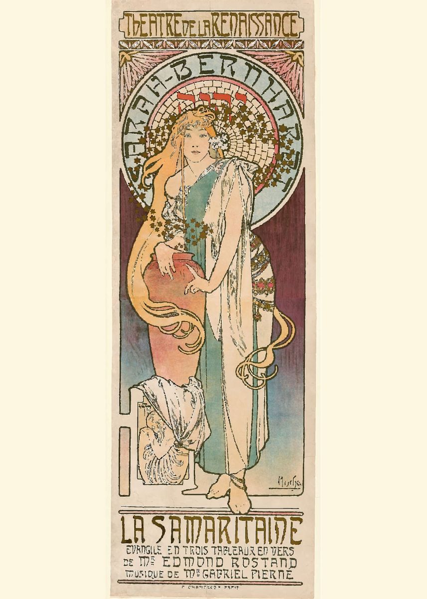'Alphonse Mucha' Poster, picture, metal print, paint by ArtGallery ...