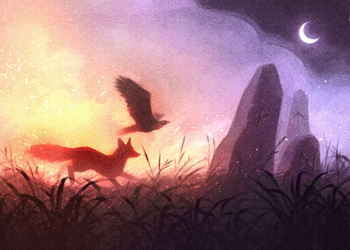 'What fire does not burn' Poster by Martith Displate