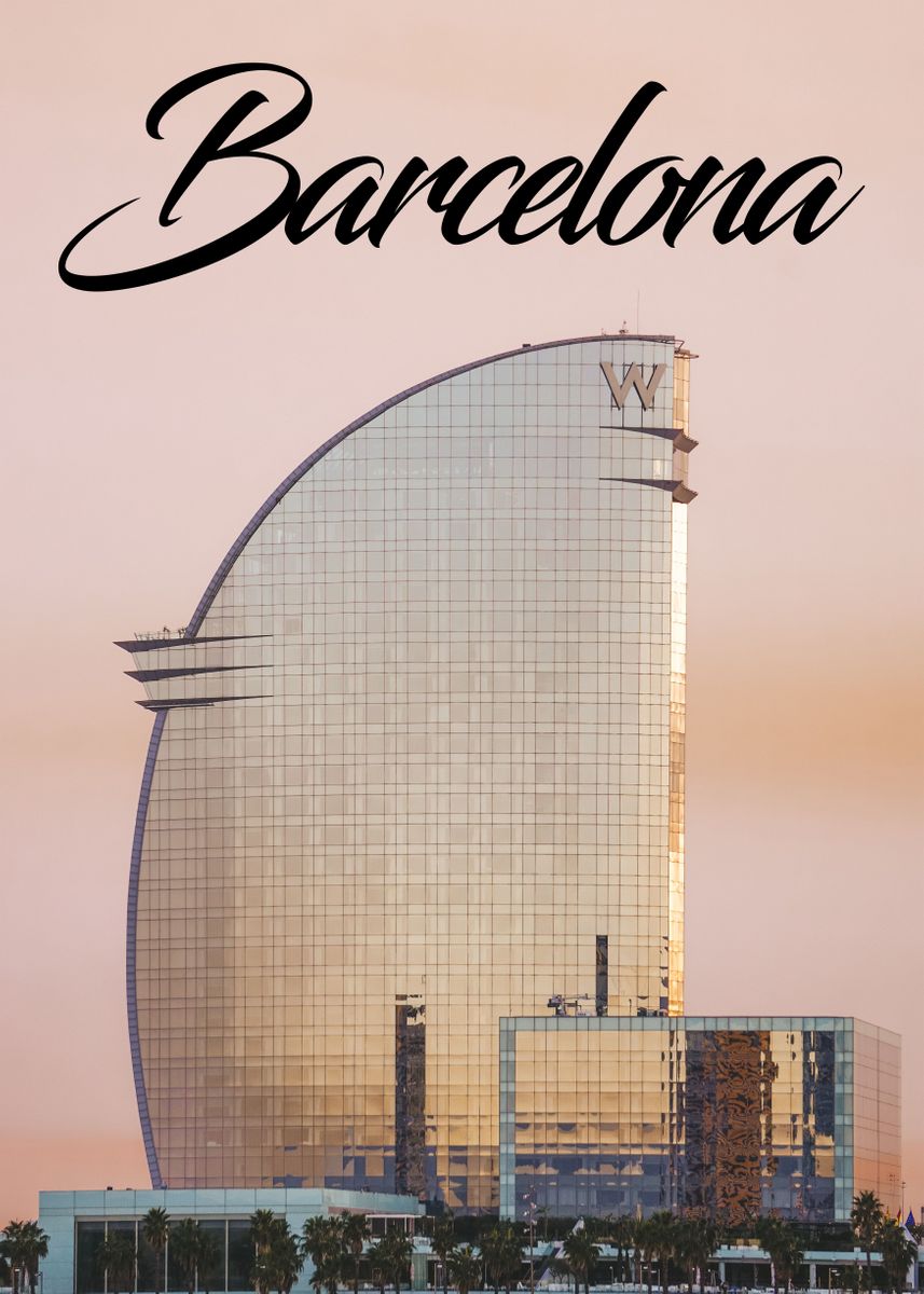 'Barcelona' Poster, Picture, Metal Print, Paint By Conceptual ...