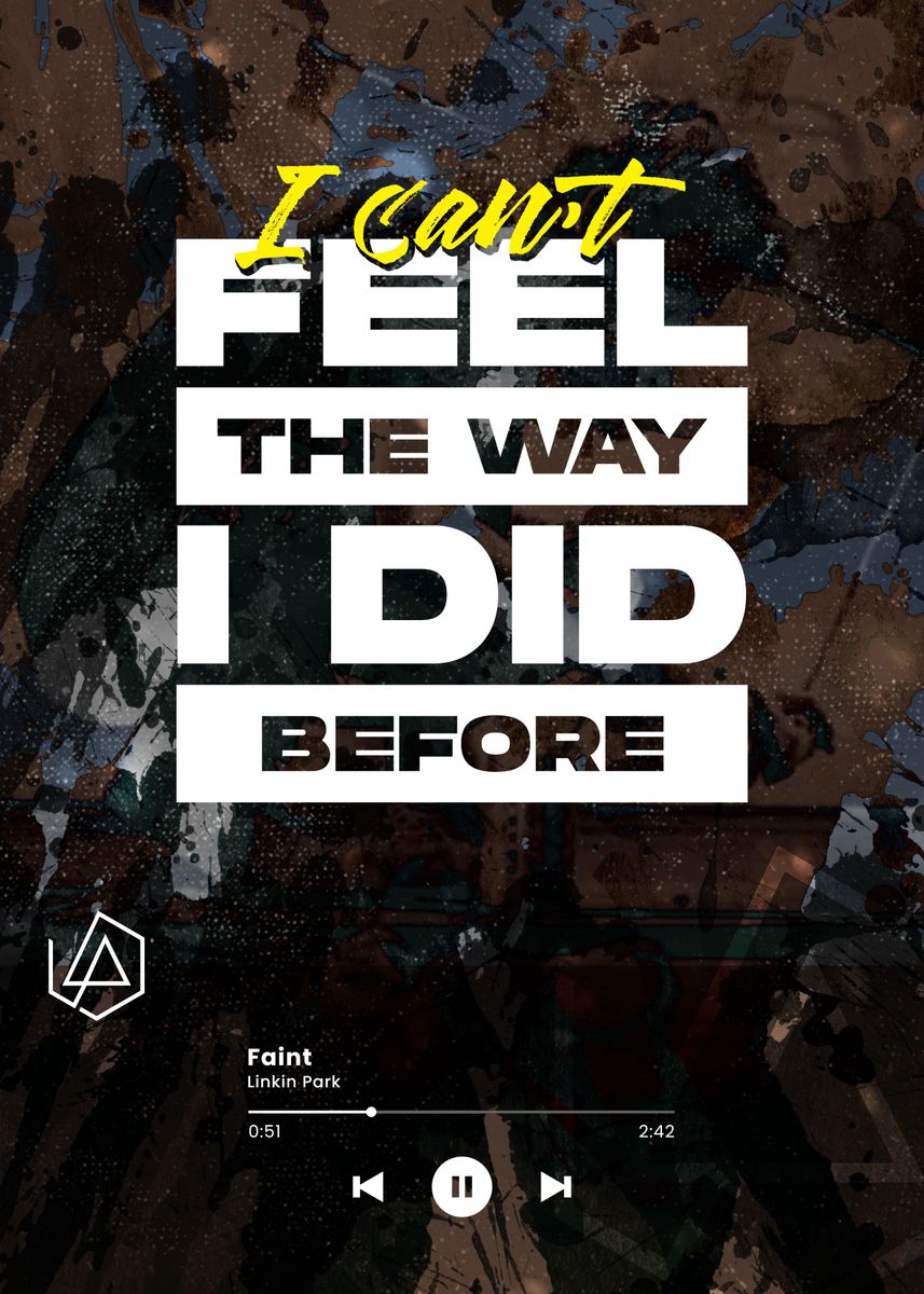 'Linkin Park Faint' Poster, picture, metal print, paint by Fergy Izvan ...