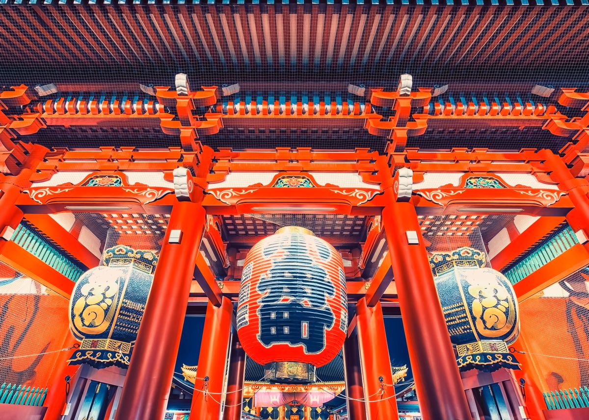 'Asakusa' Poster by Mango Art | Displate