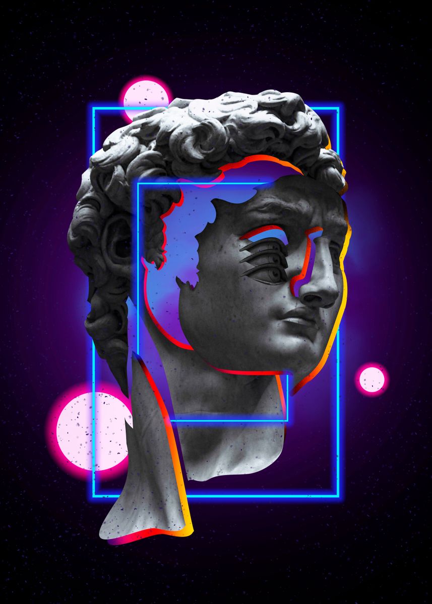 'Greek sculpture' Poster, picture, metal print, paint by Ray Diaz