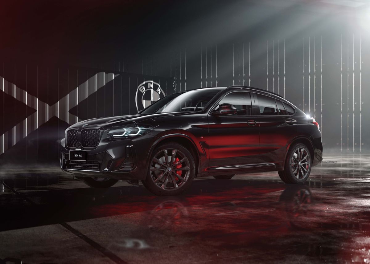 'Black BMW X4 M sport 2022' Poster by LCW17 | Displate