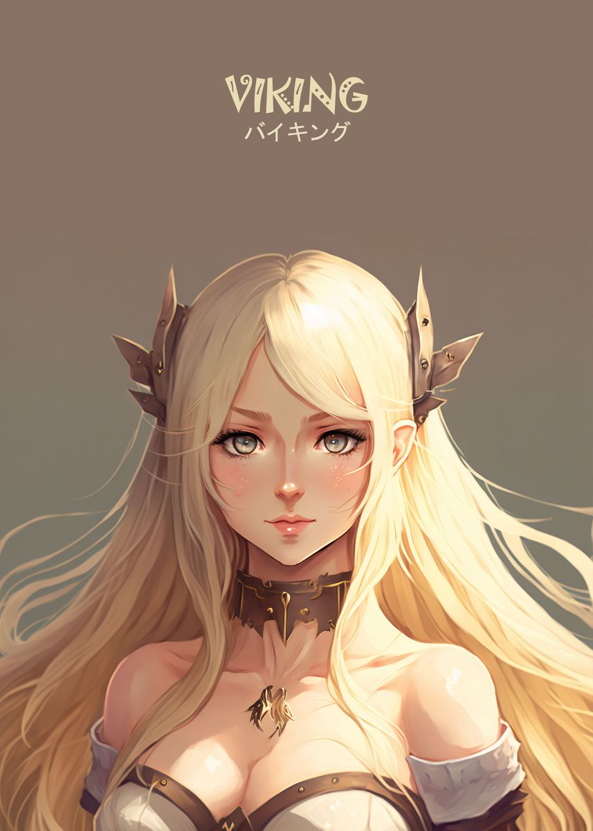 Anime girl, viking and wallpaper anime #1963421 on