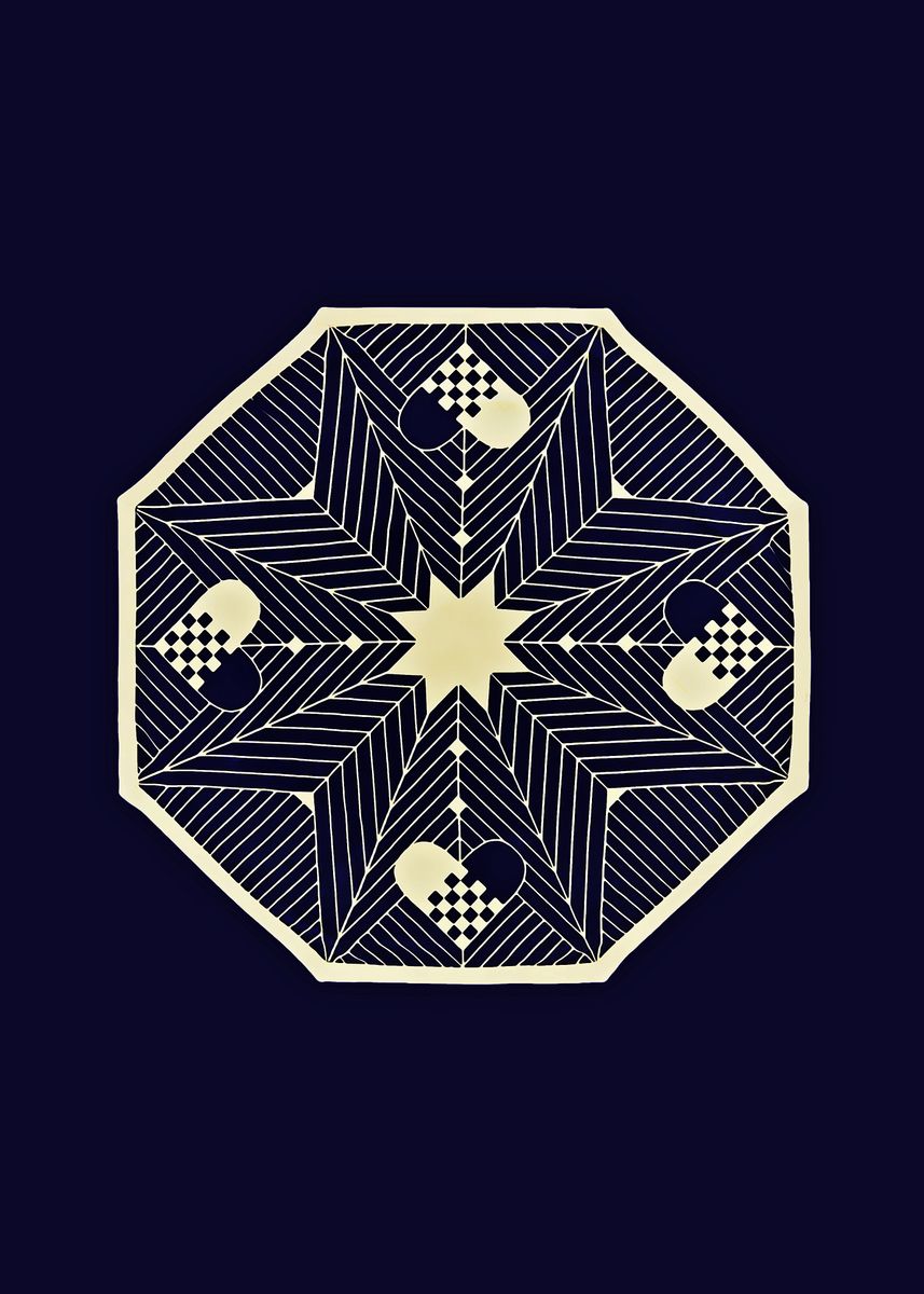 'octagonal' Poster by PLUOCK KOK | Displate