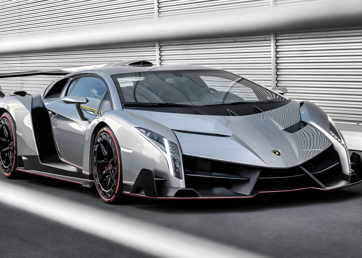 'lamborghini Veneno' Poster By Della Apriliani 