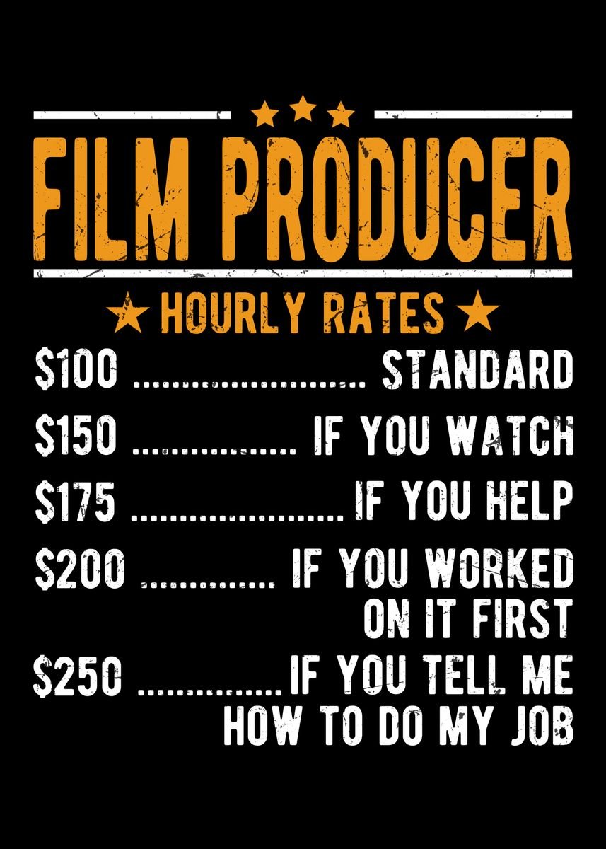 film-producer-hourly-rates-poster-by-schmugo-displate