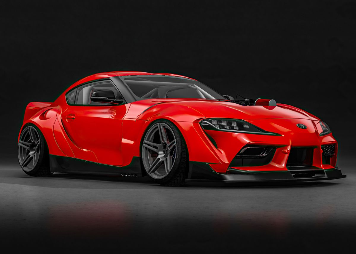 'toyota Supra' Poster By Supri Gtr 