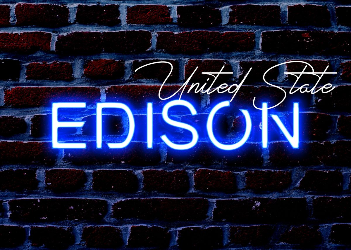 'Edison' Poster by Wasi Blond Displate