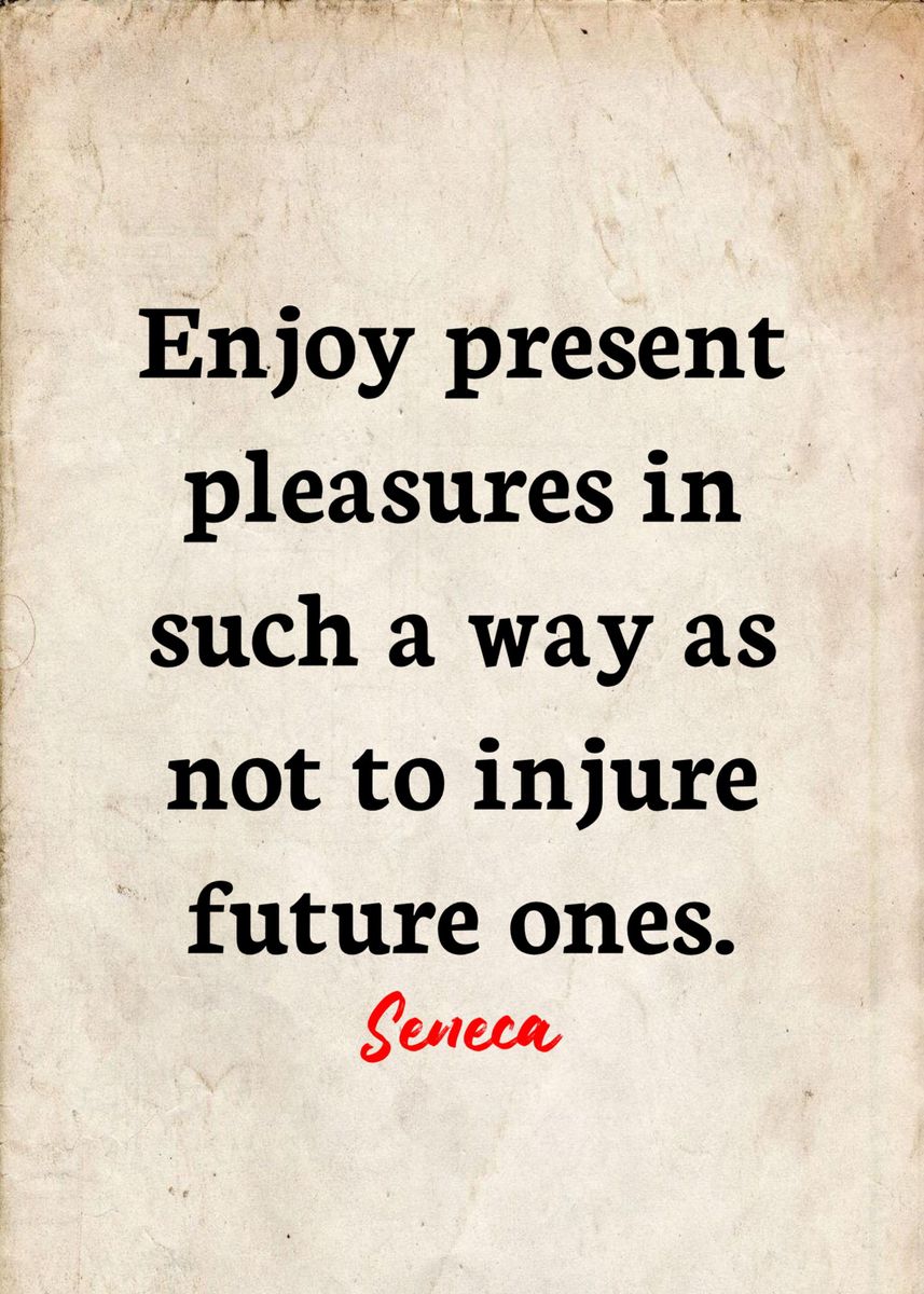 'Seneca Quote' Poster, picture, metal print, paint by DIMS Displate