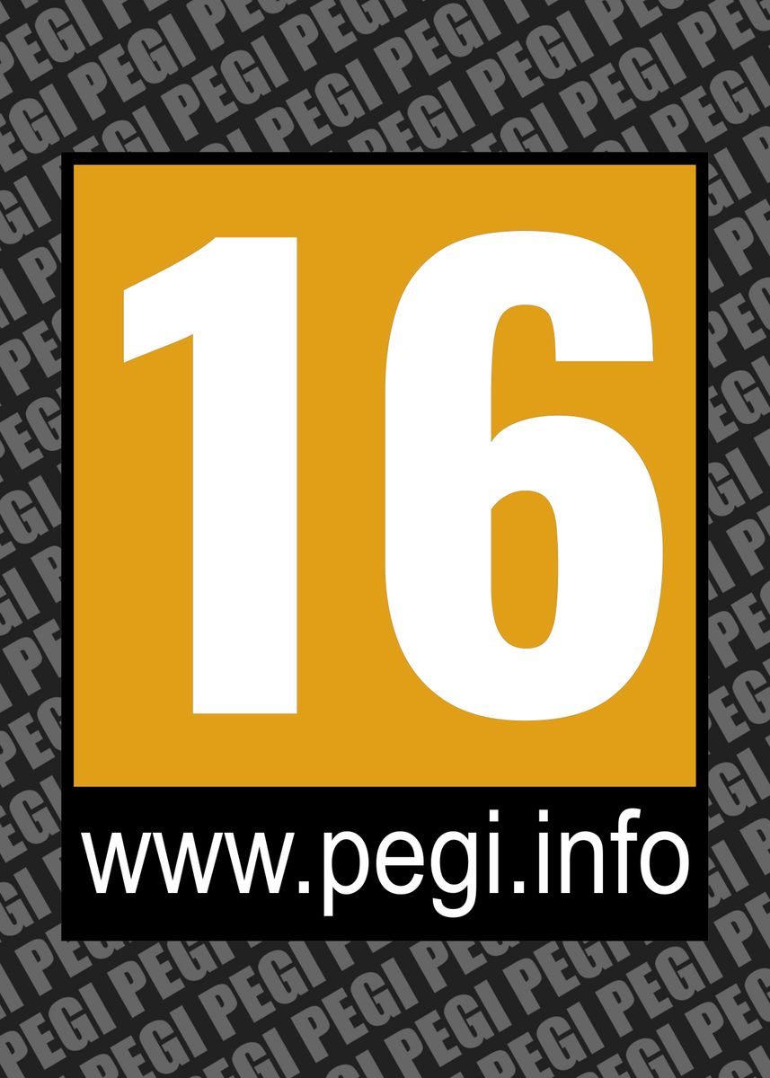  Pegi 16 Label Poster Picture Metal Print Paint By HuckleberryArts 