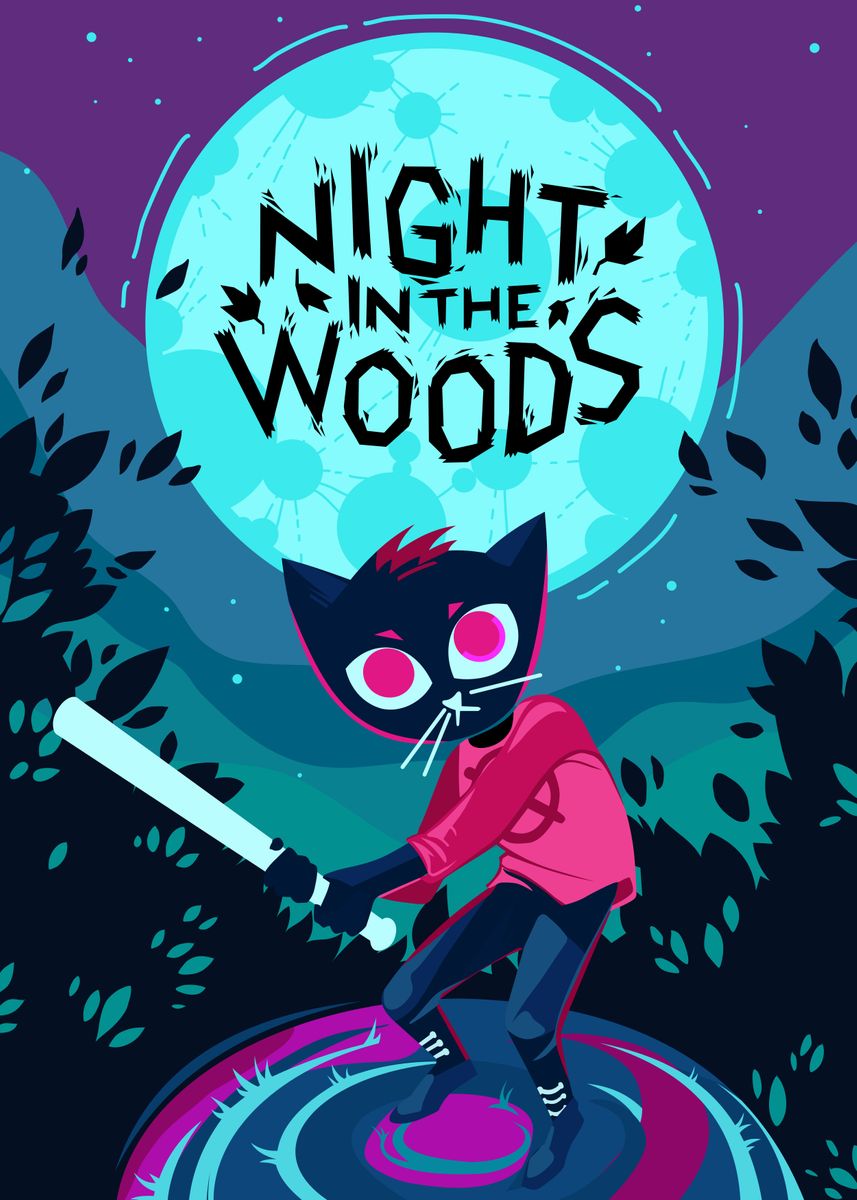 'night in the woods' Poster by asu balap Displate