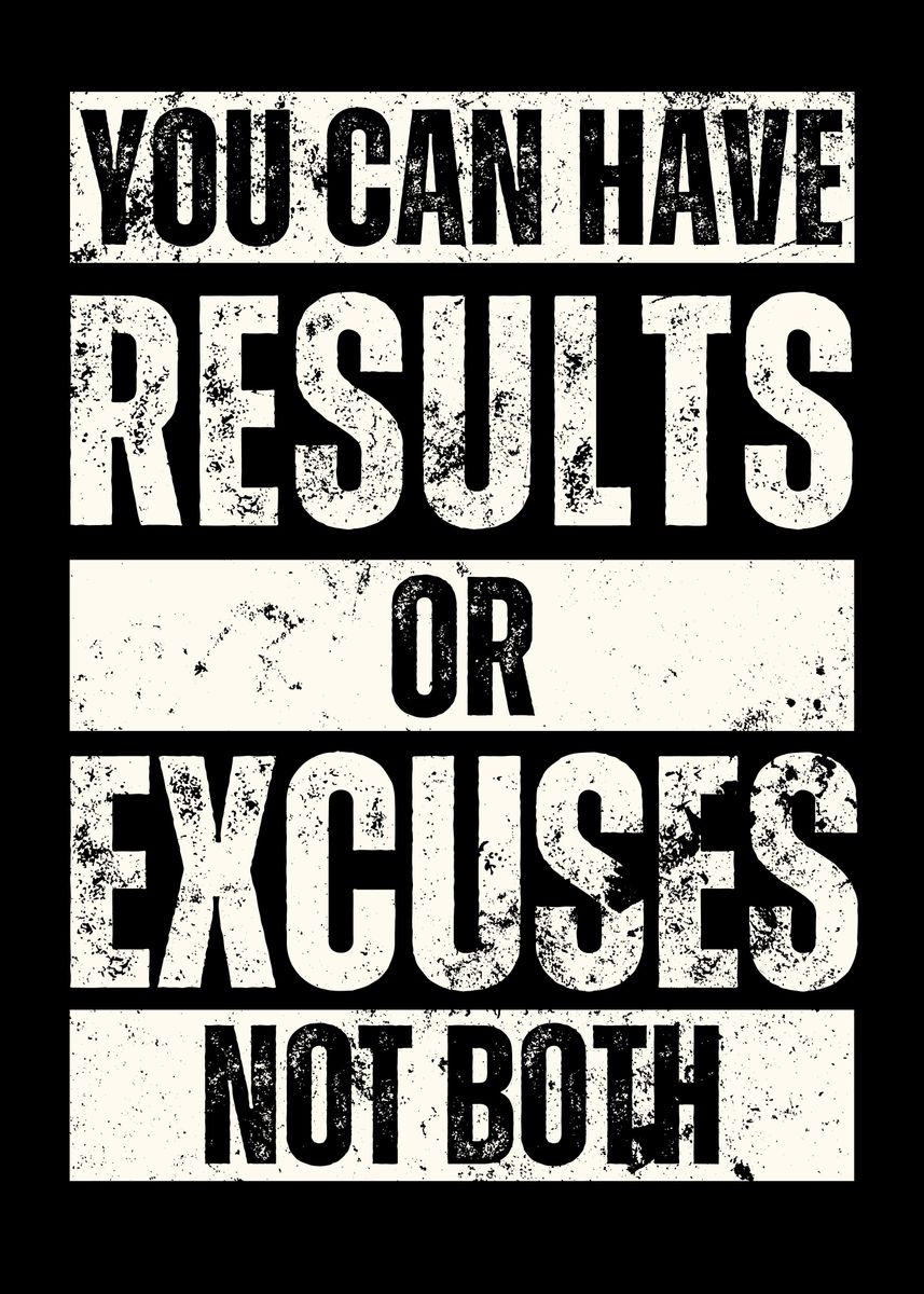 'Gym Motivation Quote' Poster, picture, metal print, paint by Yess ...