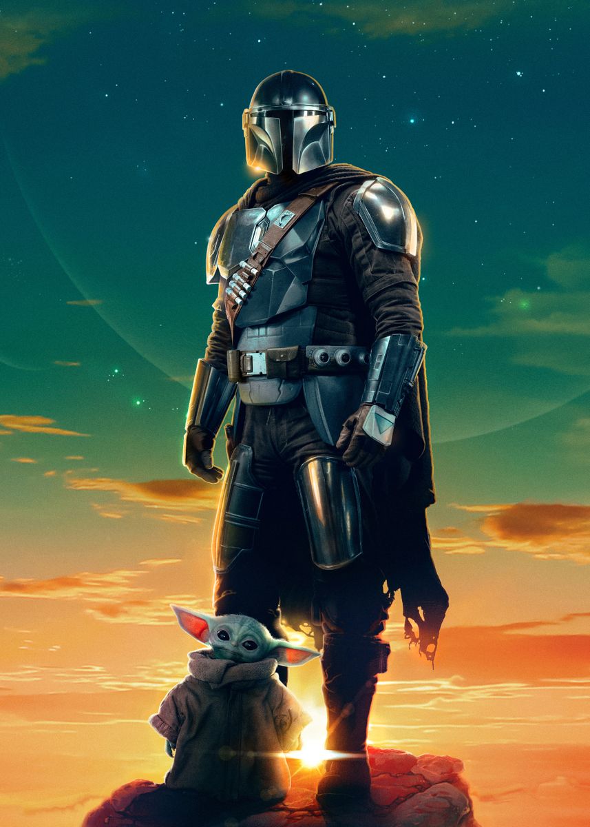 The Mandalorian Season 3 Poster Picture Metal Print Paint By Star