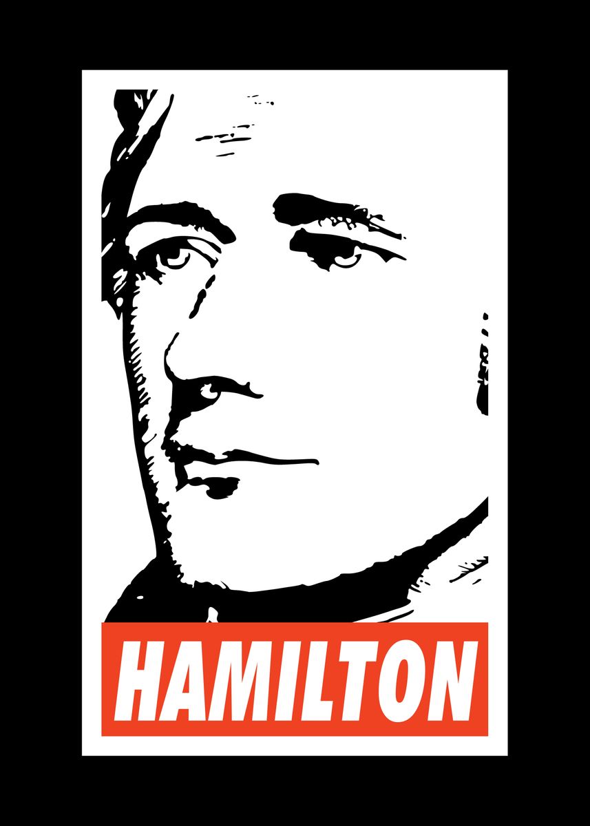 Alexander Hamilton Poster Picture Metal Print Paint By Filip