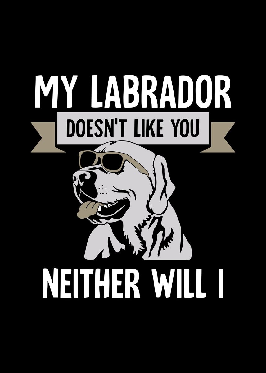 'Labrador' Poster by Sebastian Wünsche | Displate