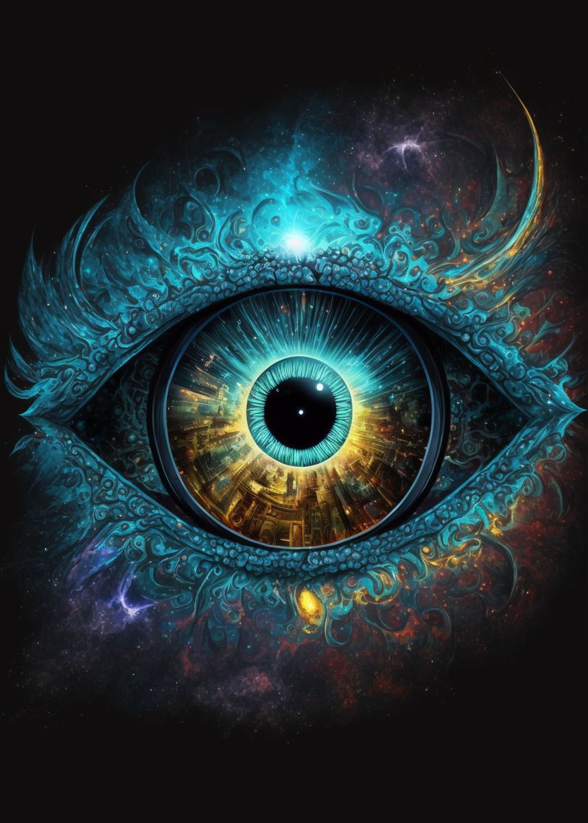 'The Art of the Eye ' Poster by Cybronauts  | Displate