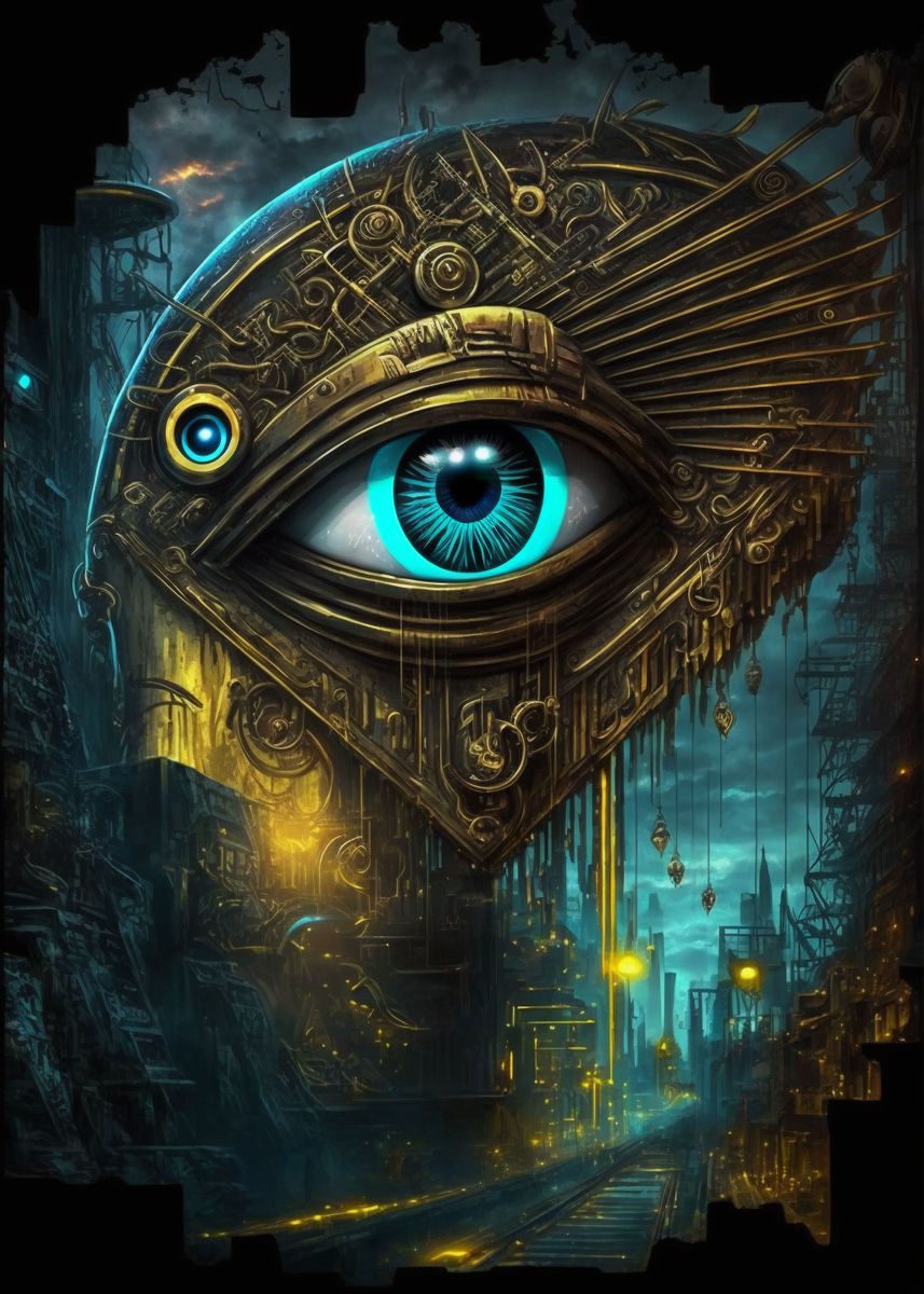 'The Art of the Eye ' Poster by Cybronauts  | Displate