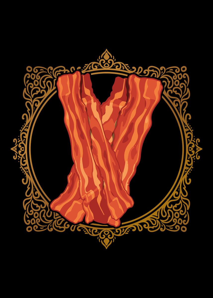 'Bacon Pork' Poster by CrazySquirrel  | Displate