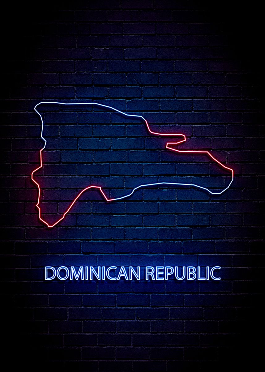 'DOMINICAN REPUBLIC' Poster by ke ke | Displate