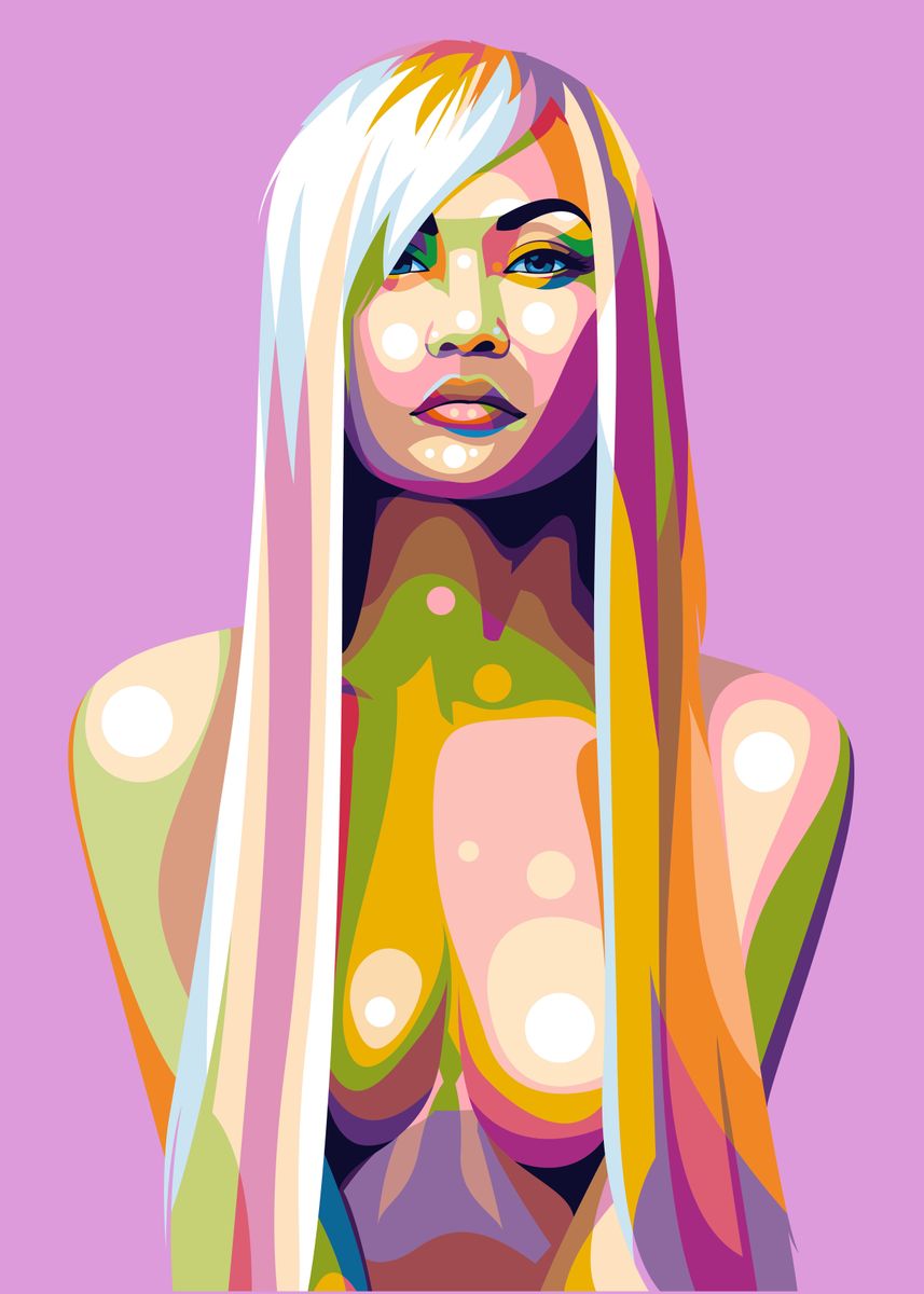 'Beautiful Girl Hot' Poster by Wpap Artist | Displate