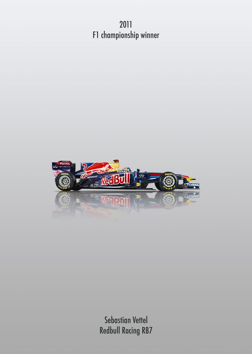 '2011 RB7 Renault' Poster by Full Throttle Art | Displate