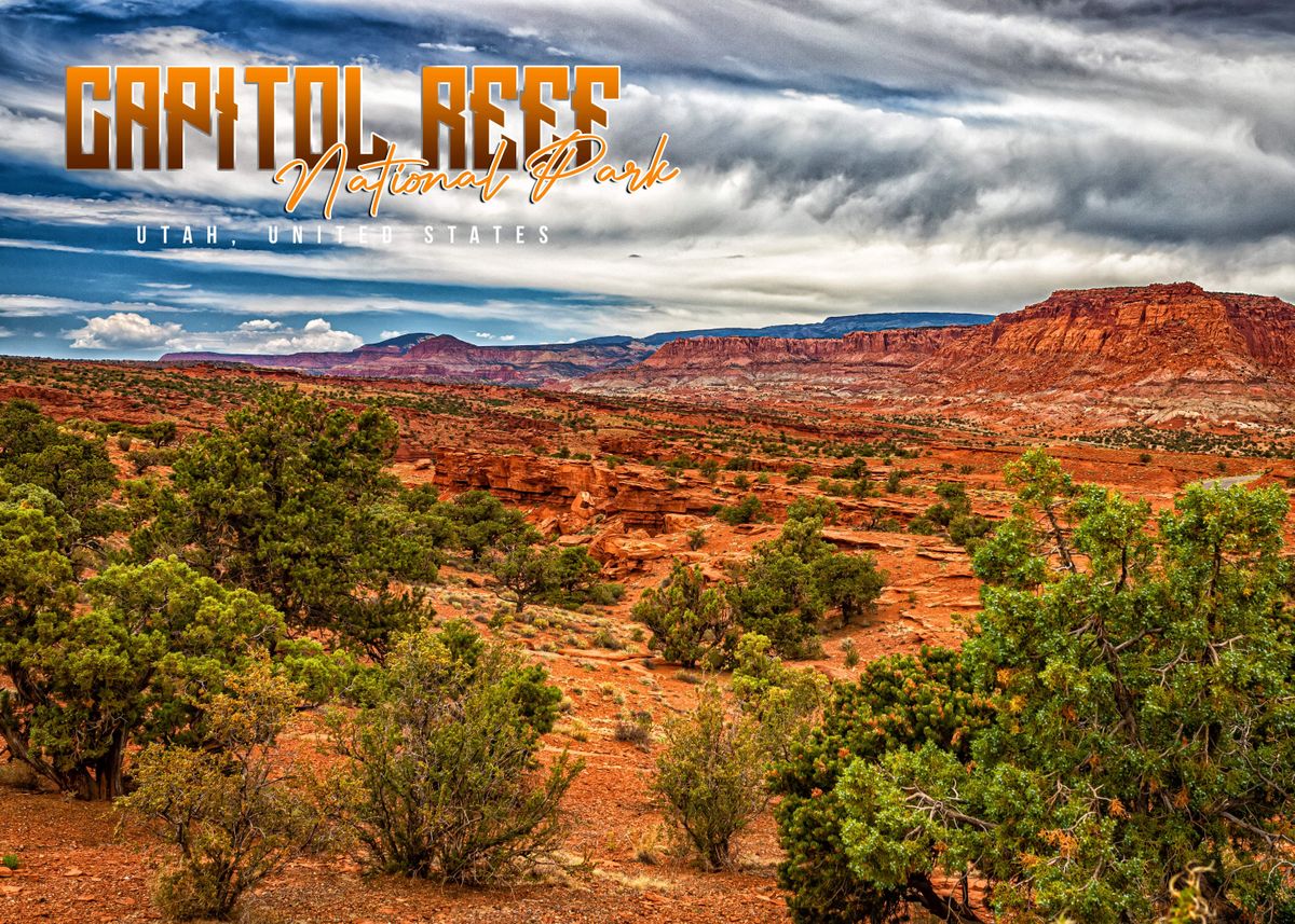 'Capitol Reef National Park' Poster By Gestalt Imagery | Displate