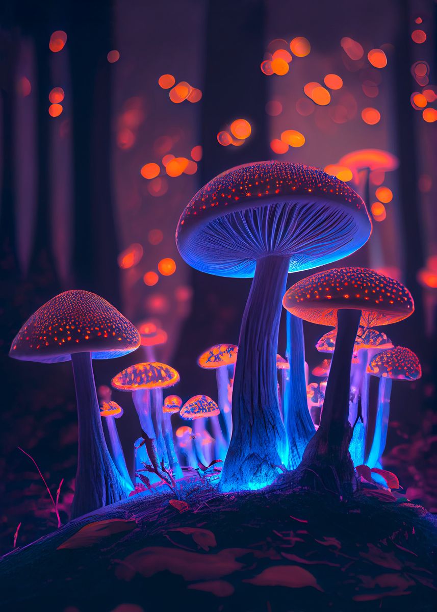 'Shroom2' Poster, picture, metal print, paint by dostiphotography ...