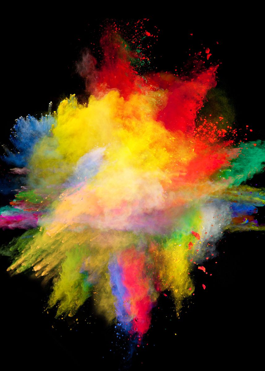 'Powder explosion' Poster by Finn Vidtak | Displate