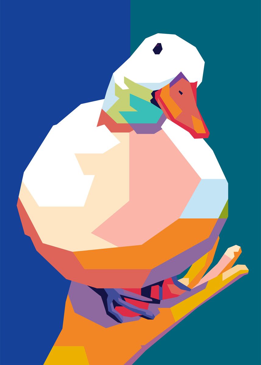 Duck In Hand 'Duck in Hand Meme' Poster, picture, metal print, paint by Muifatin ...