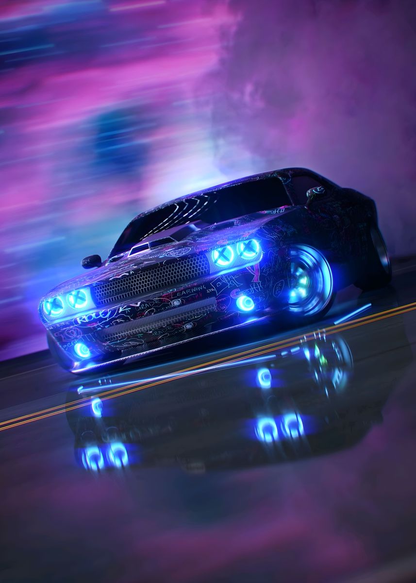 jdm car neon sign