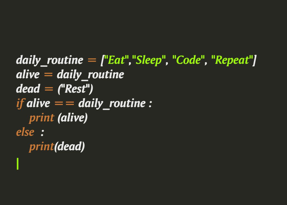 'Eat Sleep Code Repeat' Poster by Saroj Manandhar | Displate
