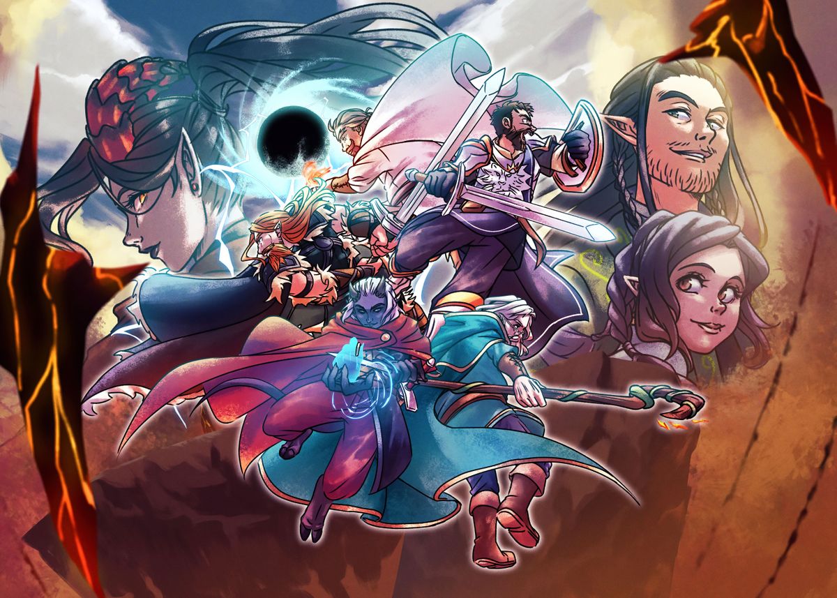 'Table Quest Heroes' Poster by Table Quest Displate