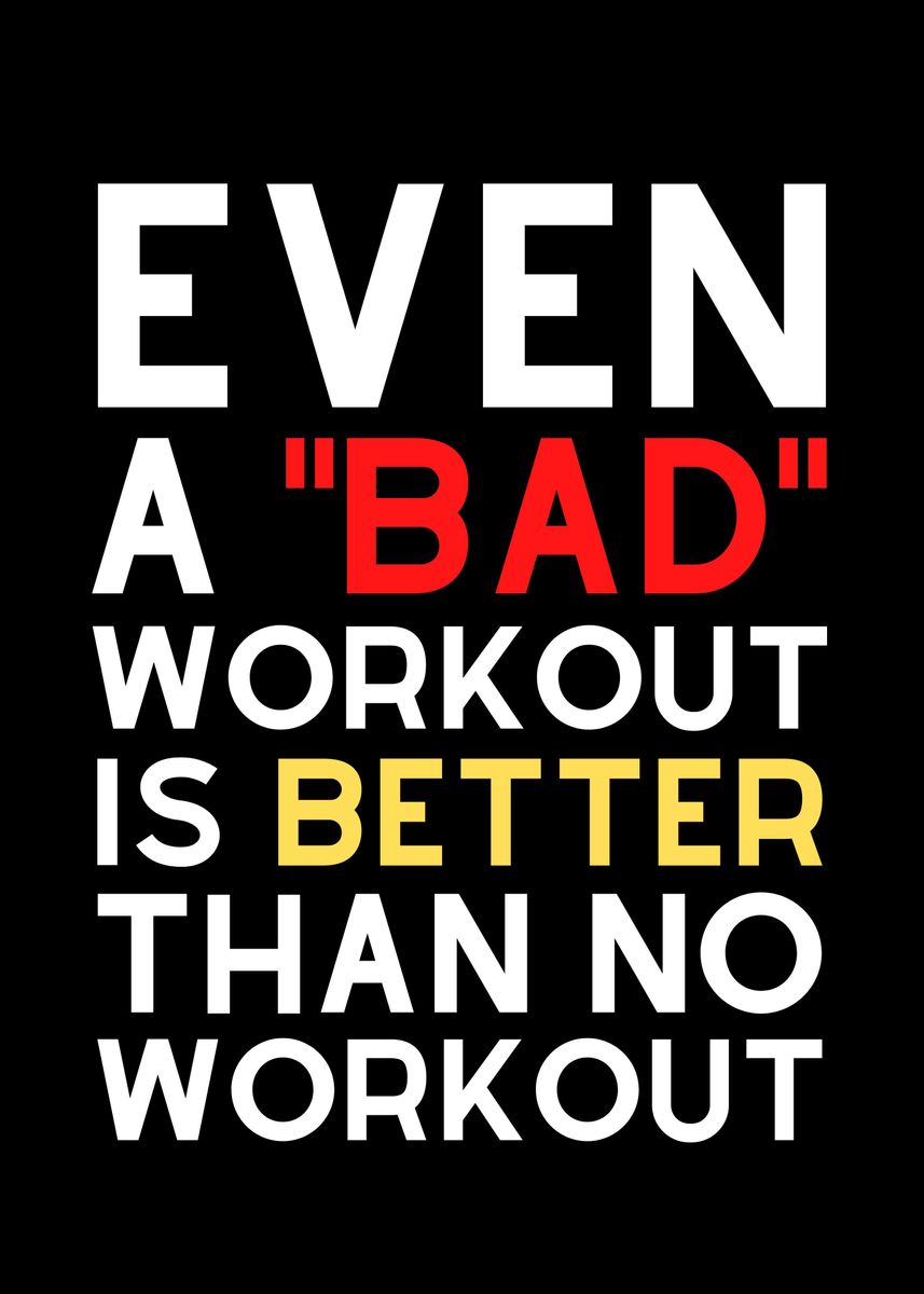 'GYM MOTIVATION' Poster, picture, metal print, paint by Yess | Displate