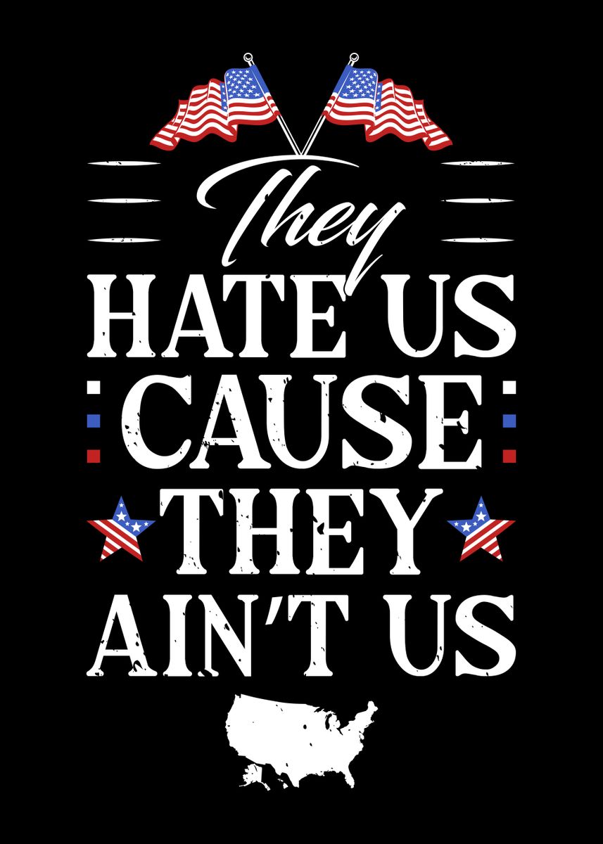 They Aint Us Poster By Crbn Design Displate