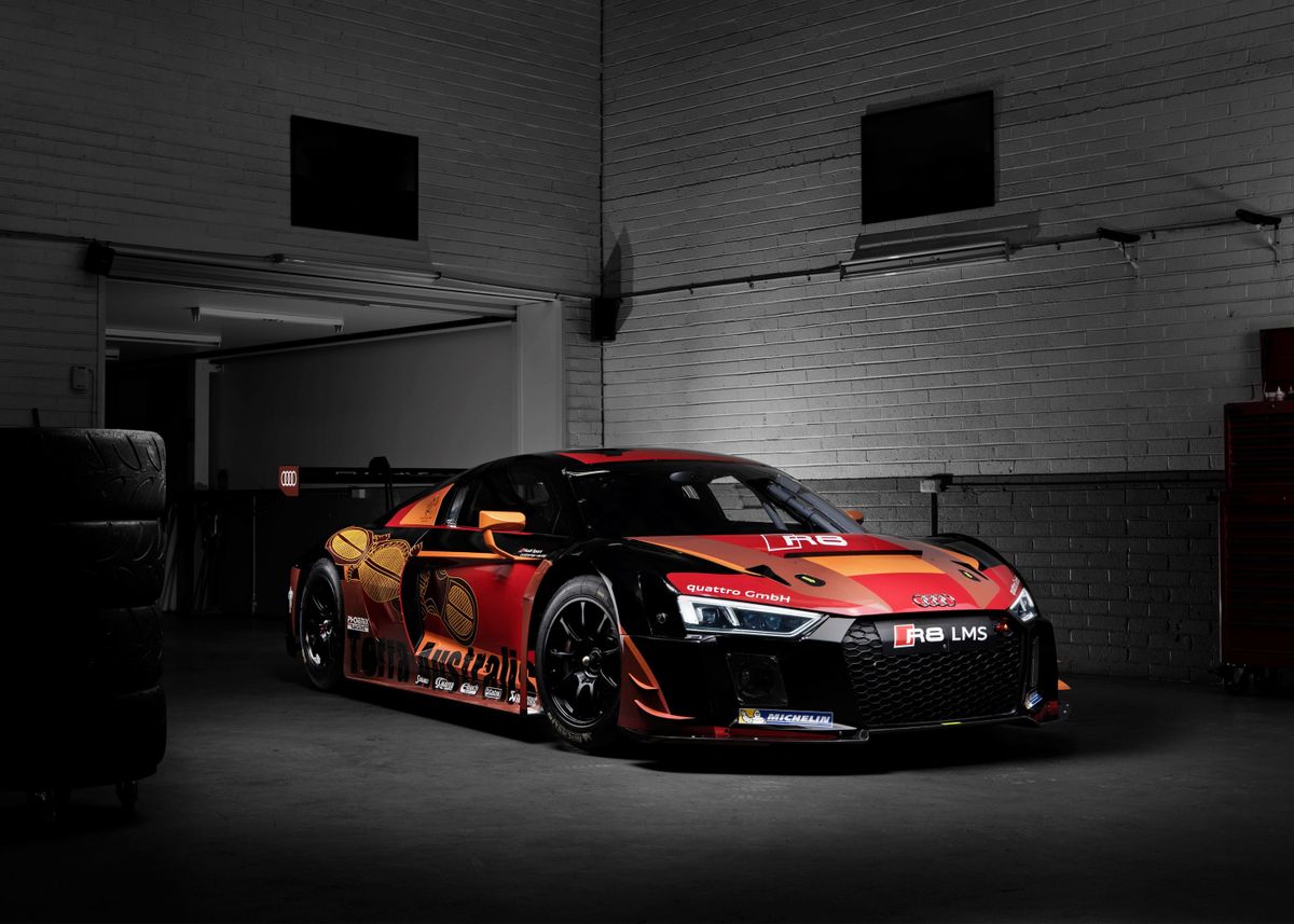 'Audi r8 lms gt3' Poster by Sport Cars Displate