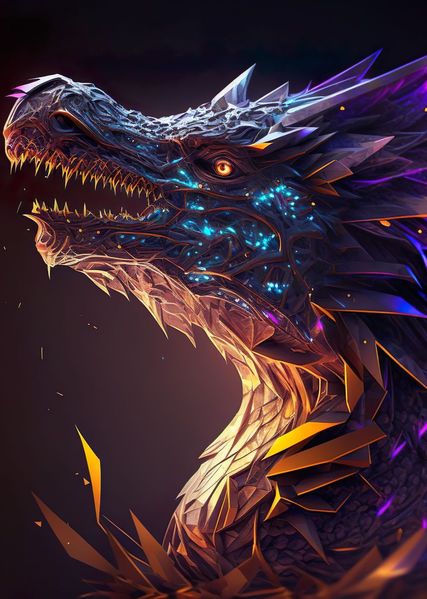 abstract dragon wallpaper