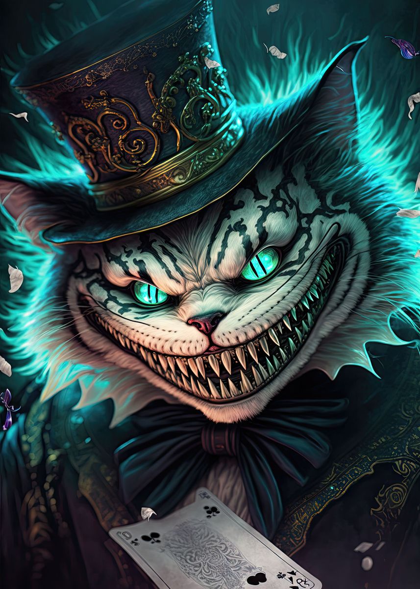 Чеширский кот арт
