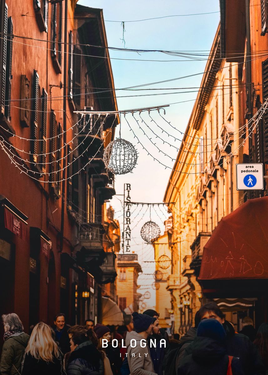 'Bologna ' Poster, picture, metal print, paint by Travel Addict Displate